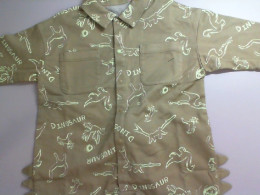 Children's shirt with a dinosaur image Children's shirt with a dinosaur image