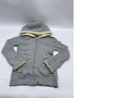 Women's gray hooded sweatshirt