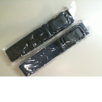 Set of 2 fabric belt. blue and black Set of 2 fabric belt. blue and black