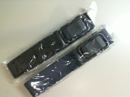 Set of 2 fabric belt. blue and black