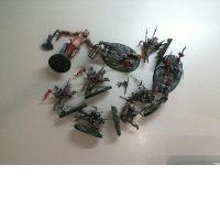 Set of 10 Goblins. Archers and Chariot