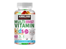 KIRKLAND Children's Multivitamin Gummy, rich in multiple vitamins to meet daily needs
