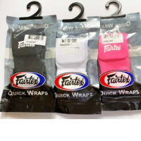 Set of 6 colourful FAIRTEX Quick Wraps HW3 (2 pink/2 black/2 white) sizes L/XL