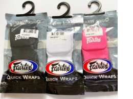 Set of 6 colourful FAIRTEX Quick Wraps HW3 (2 pink/2 black/2 white) sizes L/XL