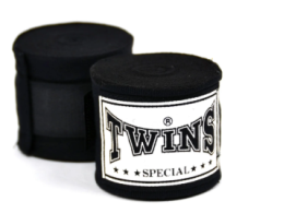 Set of 5 TWINS Special Handwraps CH5 Black
