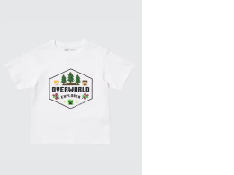 UNIQLO KIDS MINECRAFT UT (SHORT SLEEVE GRAPHIC T-SHIRT)
