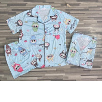 Pastel Magic labubu pattern pajamas