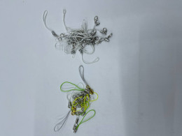 Set of laces for keychains