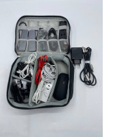 Computer set: cables, adapters and mouse