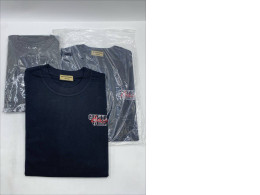 Set of 3 Black short-sleeved round neck T-shirt 