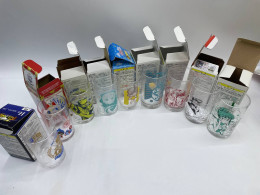 Big set of 9 anime glasses