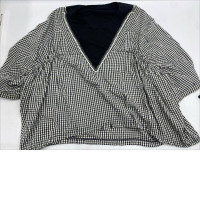 Korean style plaid long sleeve round neck shirt