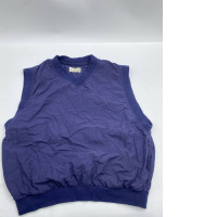 Blue V-neck sleeveless shirt