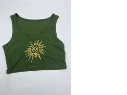 Women's brown tank top