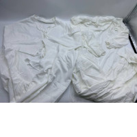 Set of 2 Long-sleeved shirt and white long pants