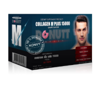Set of 3 DONUTT Collagen M Plus Grape Flavor 10 Sachets