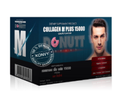Set of 3 DONUTT Collagen M Plus Grape Flavor 10 Sachets