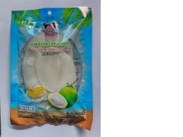 set of two sweet dried coconut sheets