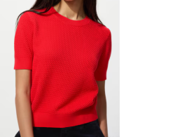 Cotton Popcorn Sweater