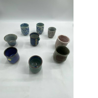 Set of 9 Tall Japanese teacup Set of 9 Tall Japanese teacup
