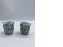 Set of 2 Glass, tall Japanese tea glass Set of 2 Glass, tall Japanese tea glass