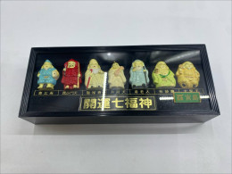 Japanese Kokeshi Miniature Netsuke 7 God Fortune Good Lucky Japanese Kokeshi Miniature Netsuke 7 God Fortune Good Lucky