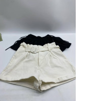 Set of 2 Women's white and black shorts 