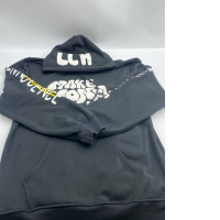 Women's black hooded sweatshirt 