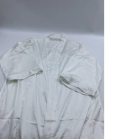 Women's white bathrobe