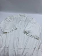 Women's white bathrobe