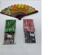 Set of Souvenir fan, Cambodian pattern 