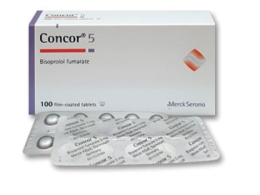 Set of 3 CONCOR cpr pell 5 mg blist 100 pce