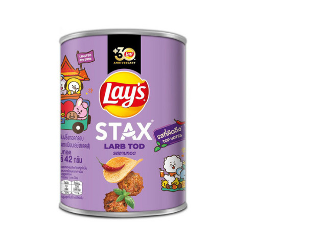 lay's stax larb tod 42g lay's stax larb tod 42g