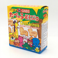 Ginbis Dream Animals Coconut Flavored Biscuit 50g 