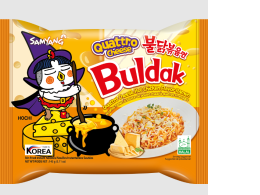 Set of 5 Buldak Ramen Quattro Cheese 145g
