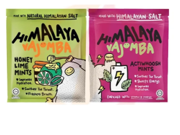 Set of 2 Himalaya Vajomba Candy Honey Lime Mint and actiwhoosh mints
