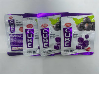 Set of 4 Jelfy cube blackcurrant 