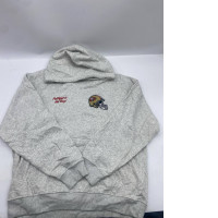 Women's gray hooded sweatshirt