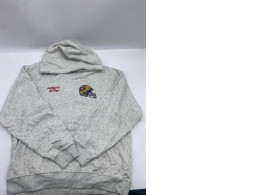 Women's gray hooded sweatshirt