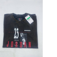 Jordan Reissue Graphic Short Sleeve Crew t-shirt in black cotton. 