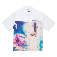 Billionaire Boys Club Men's Egyptian Nights Woven Knit shirt in white