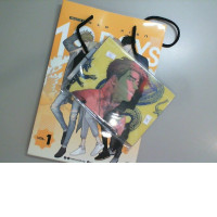 Small painting with stand + gift bag