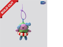 AVOCEAN ON THE WAVE DOLL KEYCHAIN