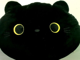 pillow with a black cat pillow with a black cat