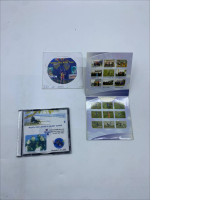 Set of souvenirs from disks and photo from diving Set of souvenirs from disks and photo from diving