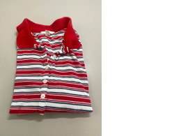 Women's striped polo shirt