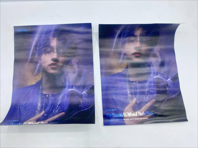 Set of 2 poster Metal Set of 2 poster Metal