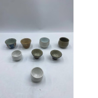 Set of 8  Glass, short tea glass