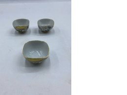 Set of 3 Glass, clear Japanese sauce cup Set of 3 Glass, clear Japanese sauce cup