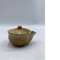 Glass, tea ceremony equipment, Hagi pottery, Japan